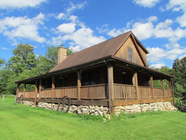 Beautiful Log Home With Acreage