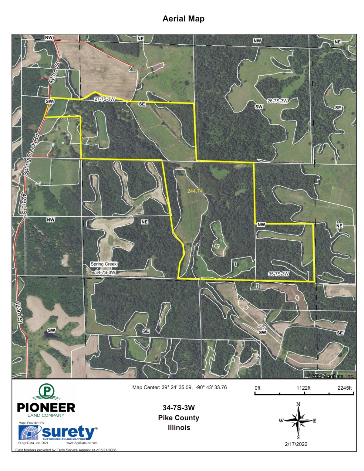 250 Acres Pike County, Illinois