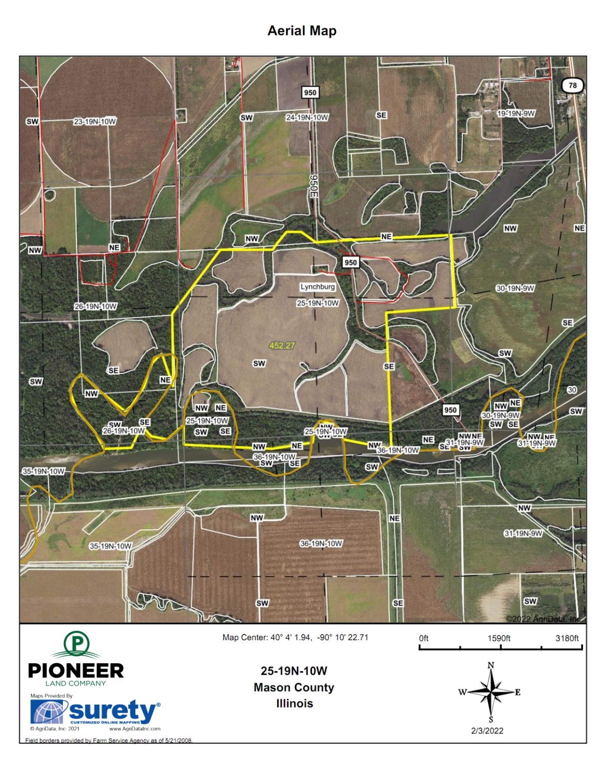 464 Acres Mason County, Illinois