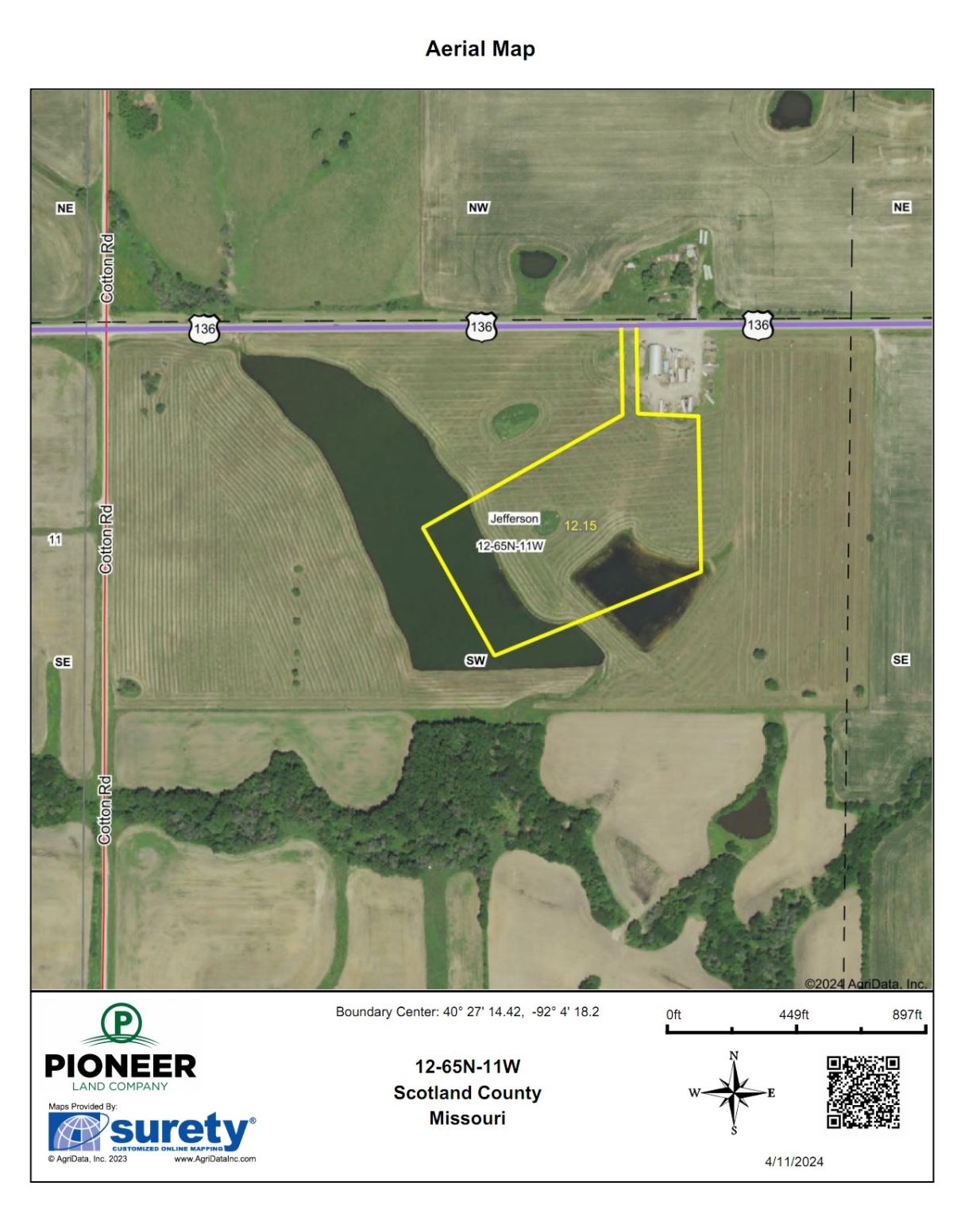 12 Acres For Sale In Scotland County, Missouri