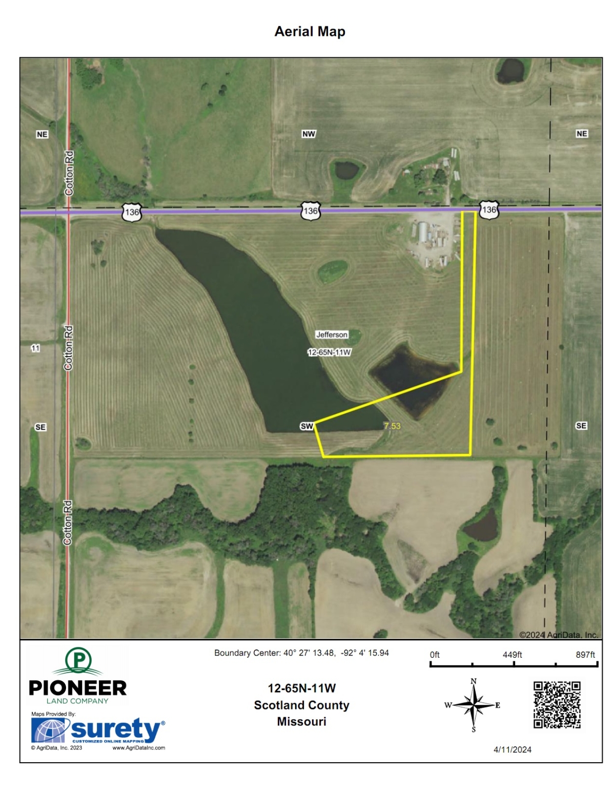 7 Acres For Sale In Scotland County, Missouri